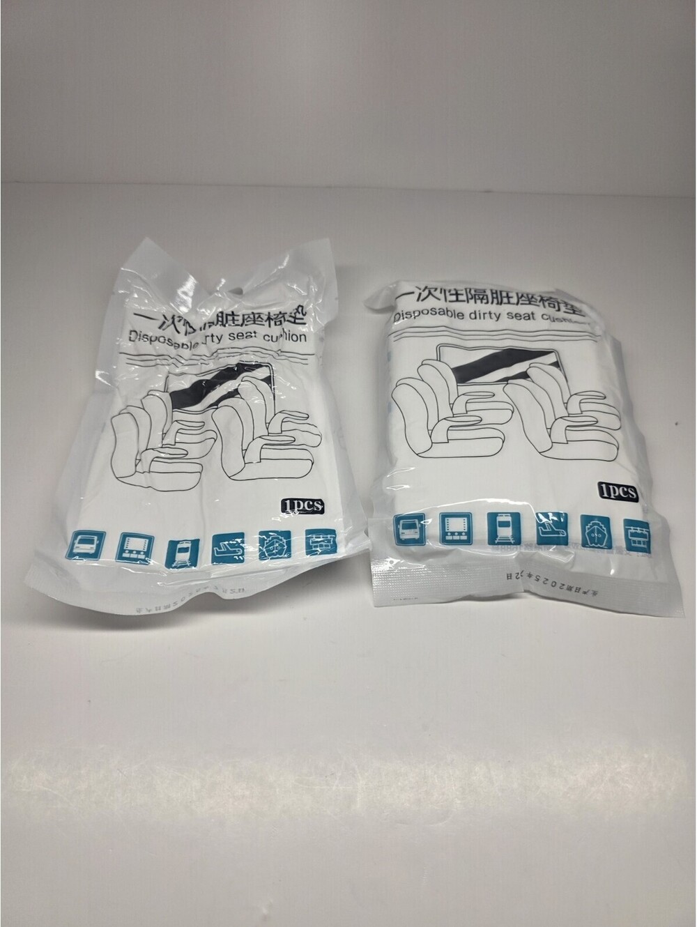 2 Pack Disposable Seat Cover Non-Woven Fabric Public Seat Covers Protective Wrap